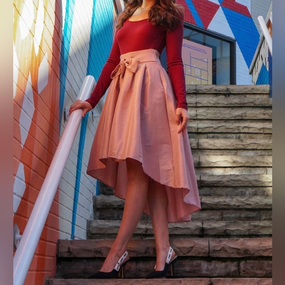 Honey Taffeta Skirt - Picture 3 of 16